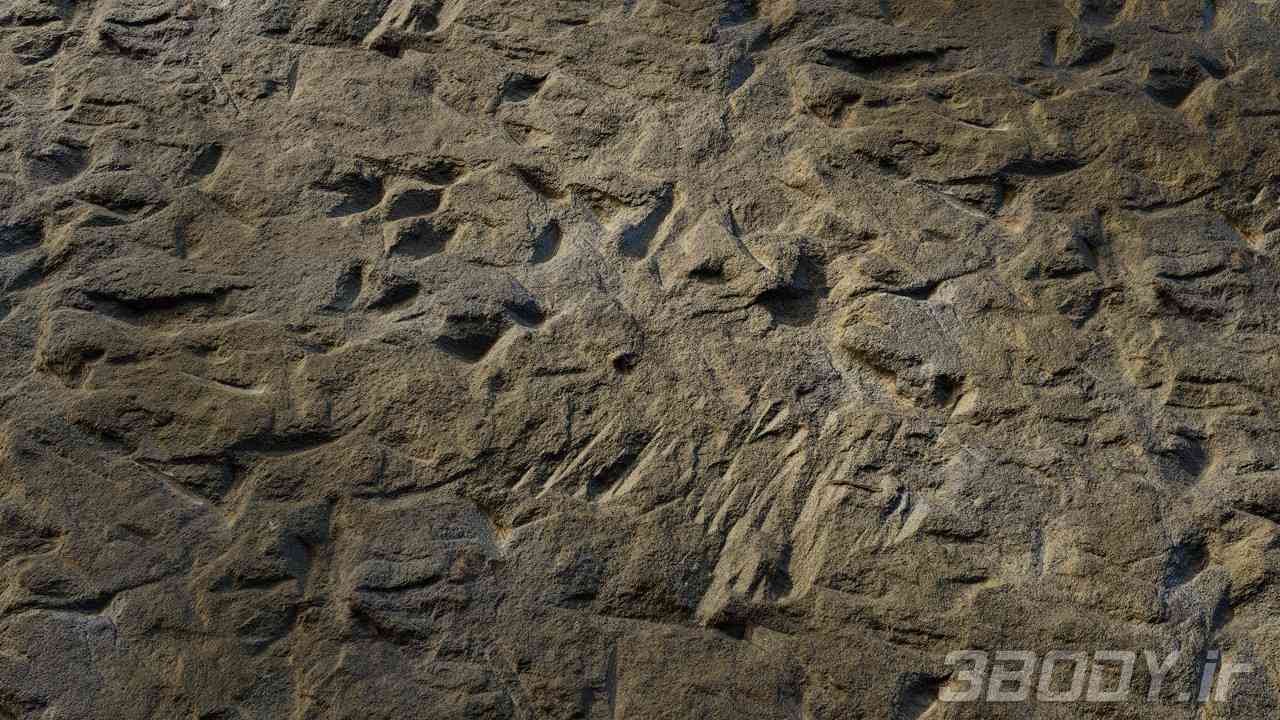 متریال صخره ناهموار jagged rock عکس 1